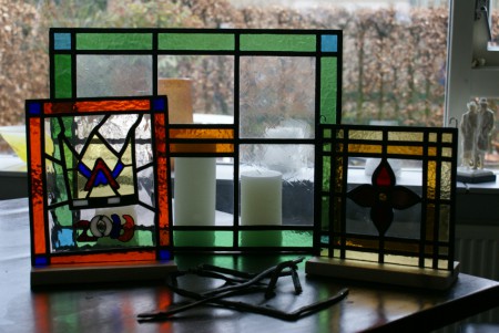 Thema Willem Alexander gekroond in 2013. Combi van Glas in Lood, Tiffany en glas op glas (verlijmd).